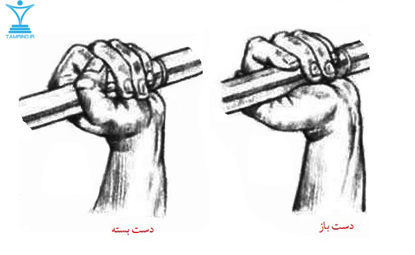 گرفتن میله هالتر