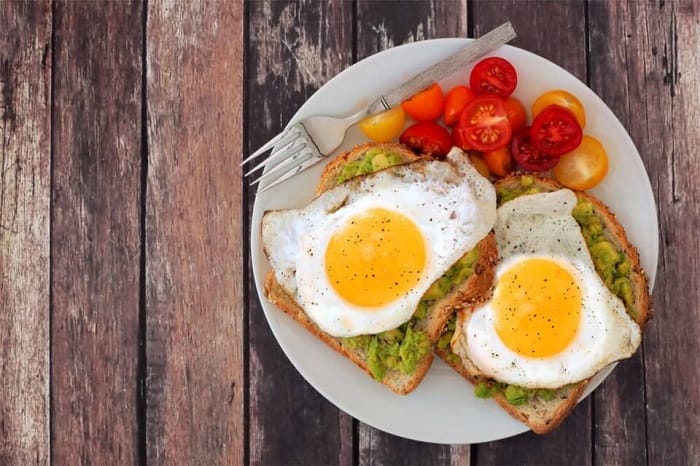 سفیده تخم مرغ، تخم مرغ کامل و سبزی